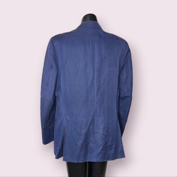 Burberry London Dark Blue Men's Suit Jacket Sport Coat Sz. 52 - Picture 2 of 8